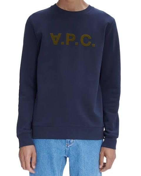 A.P.C. Navy 'Vpc' H Sweatshirt