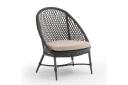 Outdoor Coffee Table and Chair Set, Rattan Wicker