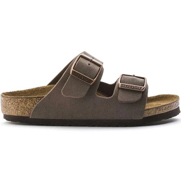 Birkenstock Kids Arizona BirkiBuc Narrow-Fit Sandal (Mocha) EU 29