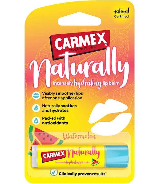 Carmex 'NATURALLY' Watermelon Intensely Hydrating Lip Balm