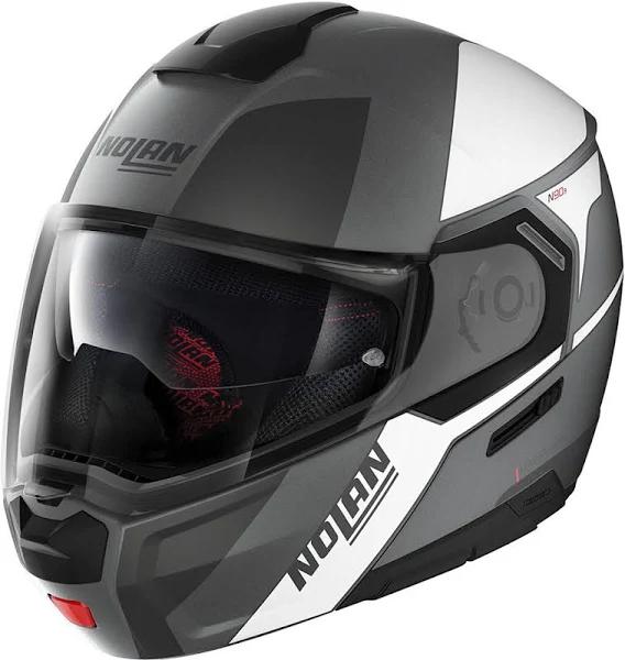 Nolan N90-3 Wilco N-COM Helmet, grey-white, Size S