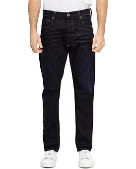 David Jones G-Star 3301 Straight Tapered Jean in Aged/Navy, Size 32/32 in