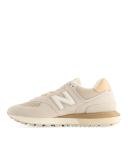 New Balance Unisex 574 White - Size 4.5