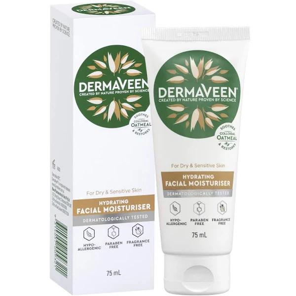 DermaVeen Rich Facial Moisturiser 75ml