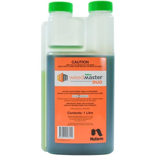 Weedmaster Duo Glyphosate 360 1 Litre | Nufarm