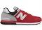 New Balance 574 Playing Card Red Grey