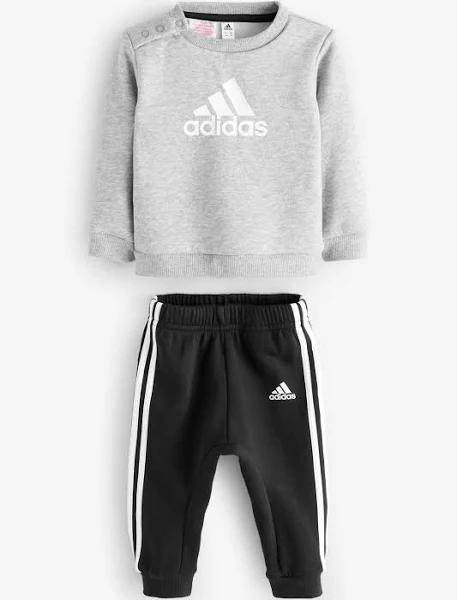 Boys Adidas Infant BOS Logo Tracksuit - Grey