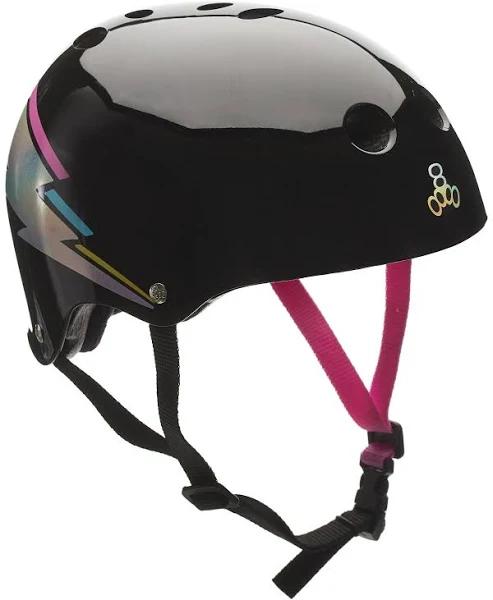 Triple 8 The Certified Helmet SS Black Hologram - XSmall/Small