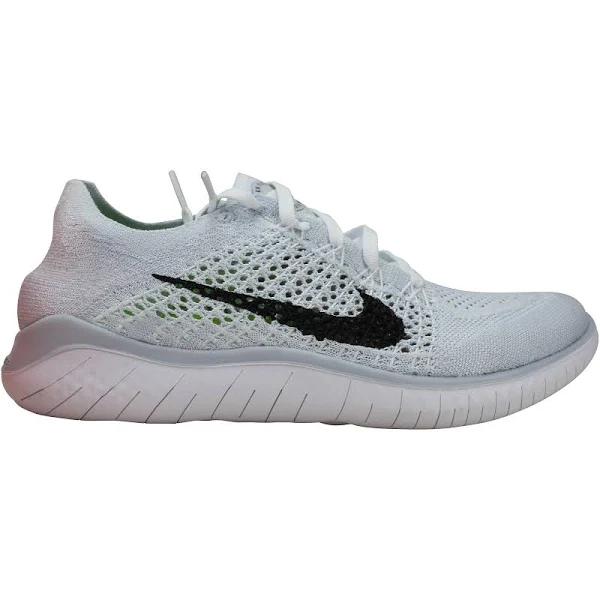 Nike Free Rn Flyknit 2018 White/Black-Pure Platinum 942839-100 Women's