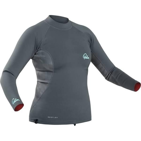 Palm Womens 2023 Neoflex Neoprene Long Sleeve Top - Jet Grey