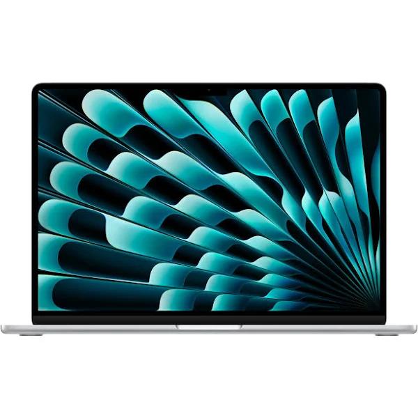 Apple - Macbook Air 15-inch Laptop - Apple M3 Chip - 8GB Memory - 256GB SSD Latest Model - Silver - MRYP3LL/A - 195949129810