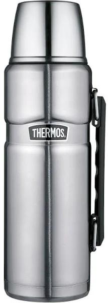 Thermos 4003.205.120 Vacuum Flask Stainless King Flask 1.2 Litre Stainless Steel Matte