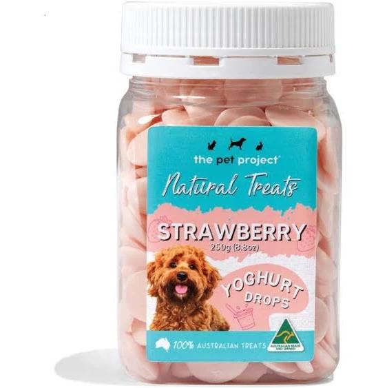 The Pet Project - Yoghurt Drops Strawberry 250g