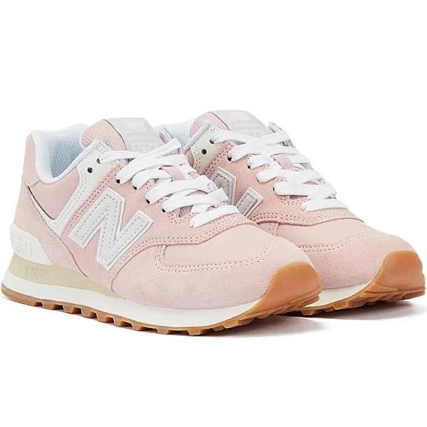 New Balance 574 Orb Suede Women's Pink Trainers - US 10