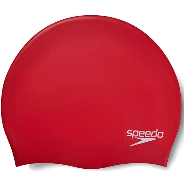 Speedo Plain Moulded Silicone Cap Adult