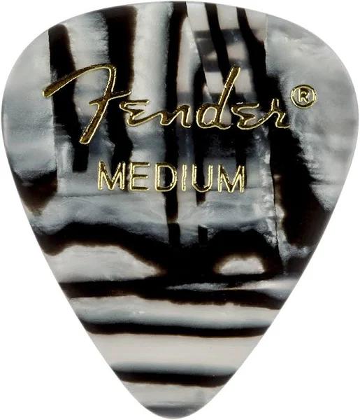 Fender Picks - Zebra 351 Shape Medium (12 Pack)