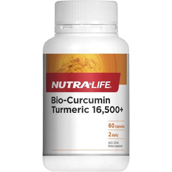 Nutra Life Bio-Curcumin Turmeric 16,500+ 60 Capsules