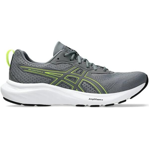 ASICS Contend 9 Men's Steel Grey/Safety Yellow US 10