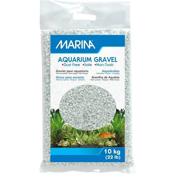 Marina Decorative Aquarium Gravel Cream White 10kg