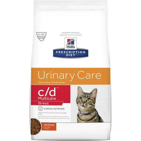 Hill's Prescription Diet C/D Multicare Stress Urinary Care Dry Cat Food - 3.86kg