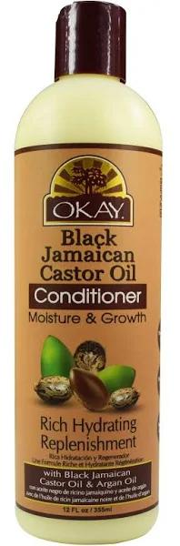 Okay Black Jamaican Castor Oil Moisture Growth Conditioner