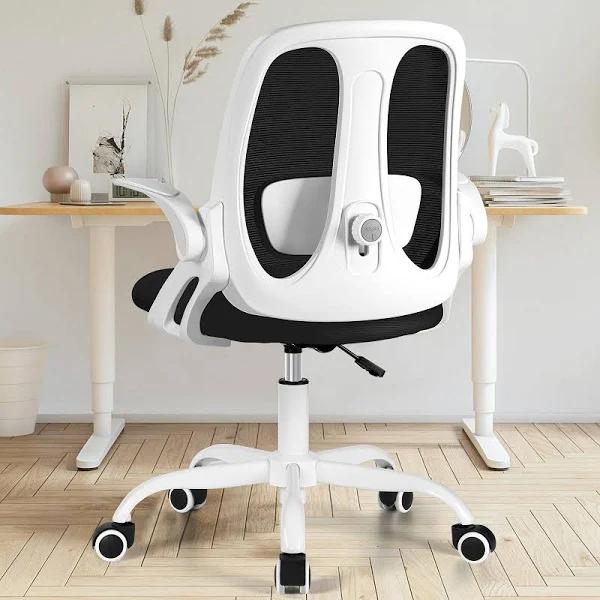 Razzor Office Chair, Ergonomic Computer Desk Chair with 2D Lumbar Support and Flip-up Arms, Swivel Breathable Mesh Task Chair with Adjustable Height