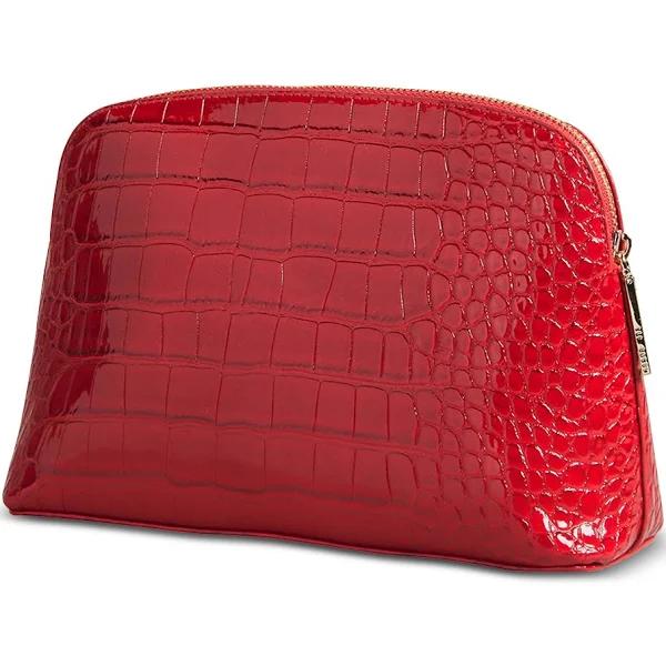 Ted Baker CROCALA Patent Red Croc Makeup Bag