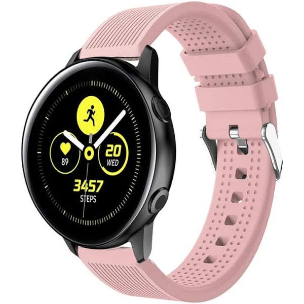 Strapmall Watch Band For Garmin Forerunner 245/645 Vivomove/Vivoactive-Pink - AfterPay & zipPay Available