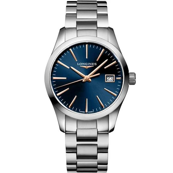 Longines Conquest Classic Quartz Blue Dial Ladies Watch L23864926