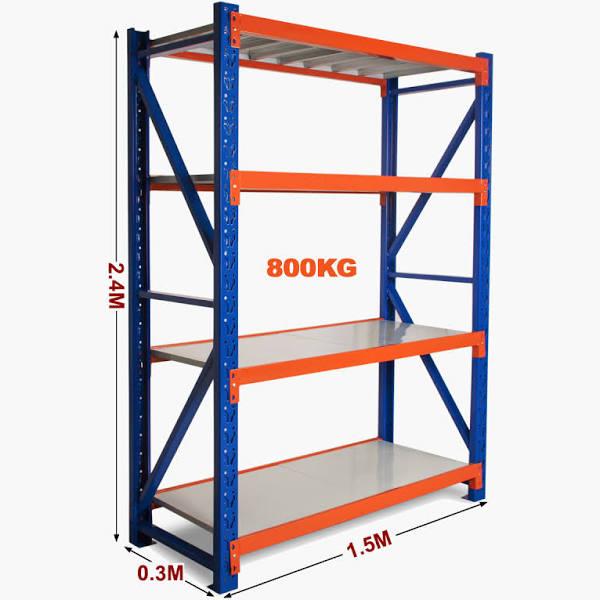 Heavy Duty Storage Shelving 2400H x 1500W x 300D