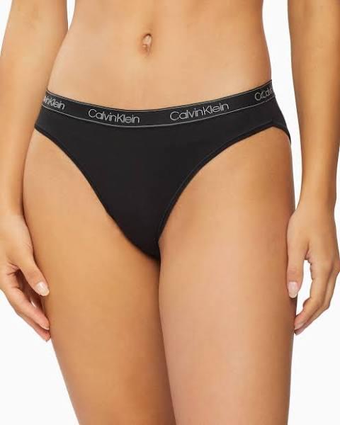 Calvin Klein Three-Pack Bikini Briefs - Heather Grey - Size XL (14-16)