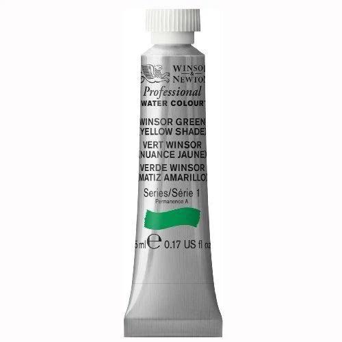 Winsor & Newton Professional Watercolor, 5ml (0.17-oz) Tube, Winsor Green Yellow Shade