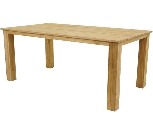 Brooklyn Teak Outdoor Dining Table (180x100cm) by FurnitureOkay