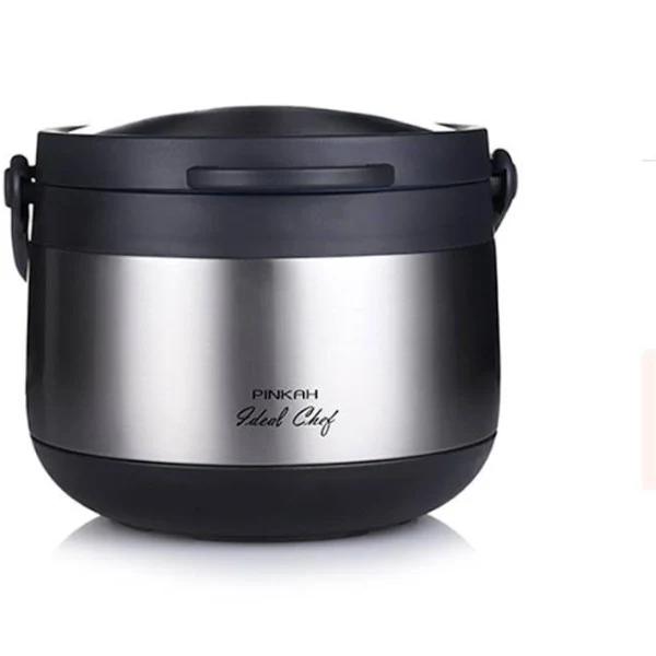 Pinkah Magic Eco Food Warmer Pot Vacuum Insulated Non-electric Thermal Cooker 3L/4.5L - 4.5L S/S