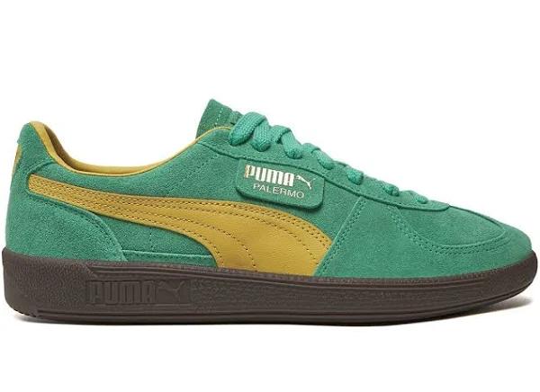 Puma Palermo Trainers Green Yellow - 37.5