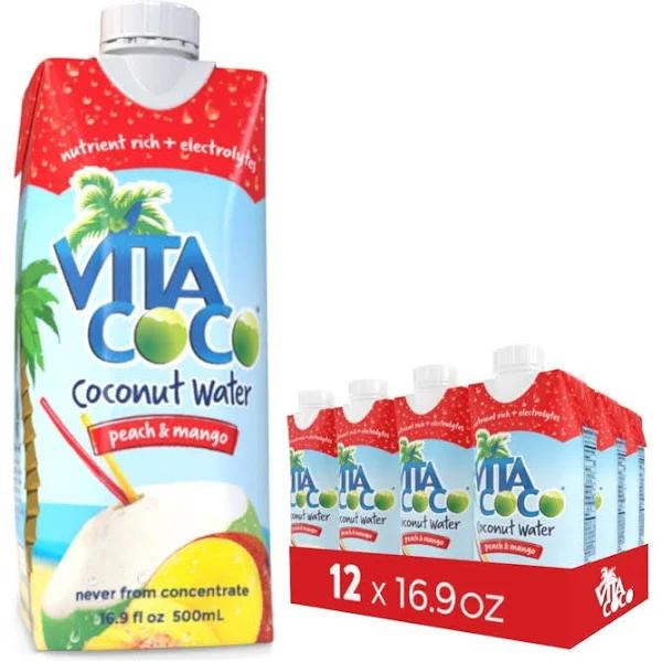 Vita Coco Kids Coconut Water, Paradise Punch - 6 pack, 6 fl oz units