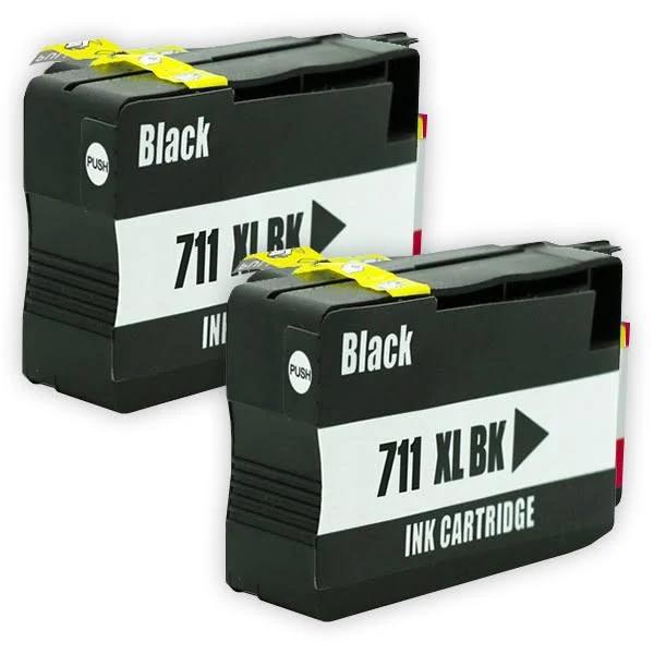 Compatible HP Designjet T120 Black Ink Cartridge - 2 Pack