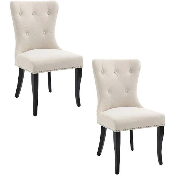 Lugano Dining Chair Set of 2 - Natural