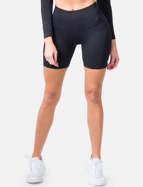 Sting Allure Seamless Womens Bike Shorts - Black, Black / M