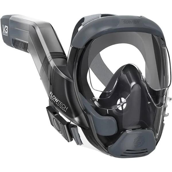 Seaview 180 V3 Full Face Snorkel Mask. Snorkeling Gear For Adults, Young, and Kids. Snorkel Mask Adult With Flowtech Advanced Breathing System,