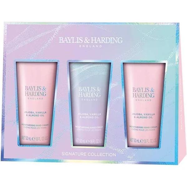 Baylis & Harding Luxury Hand Treats Gift Set Signature Collection - Jojoba, Vanilla & almond Oil