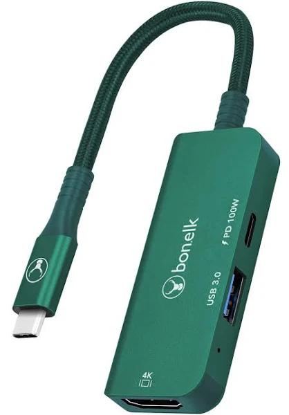 Bonelk Long-Life 3in1 Multiport Hub (Green)