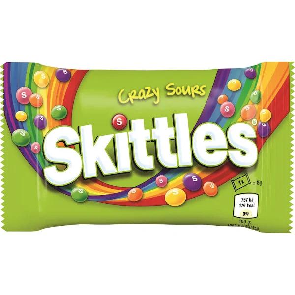 Skittles Crazy Sours Candy