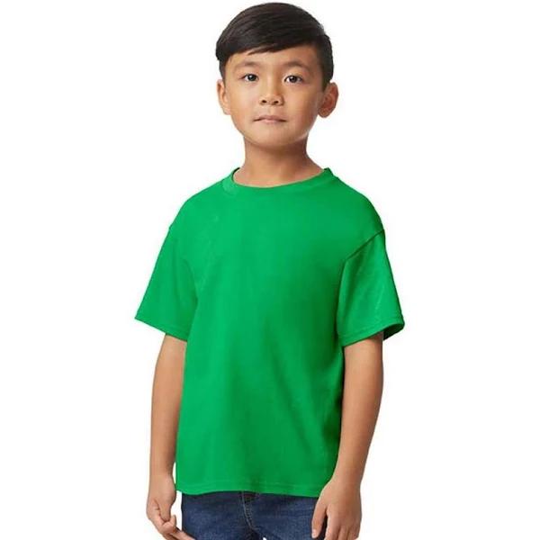 Gildan Childrens/Kids Midweight Soft Touch T-Shirt Irish Green 7-8 Years