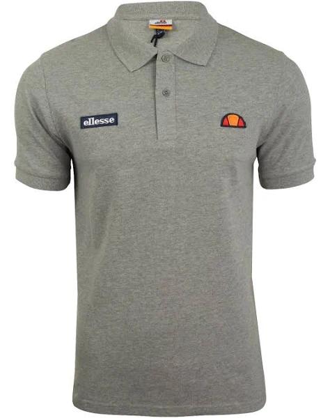 Ellesse Montura Polo Shirt Grey Marl L