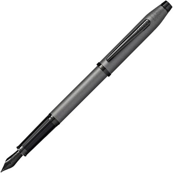 Cross Century II Gunmetal Grey Fine Fountain Pen with Black PVD