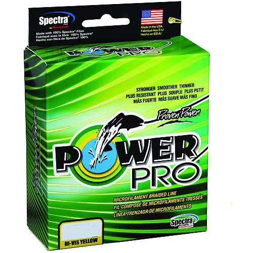 Power Pro Braid Line 300yds Yellow 40lb