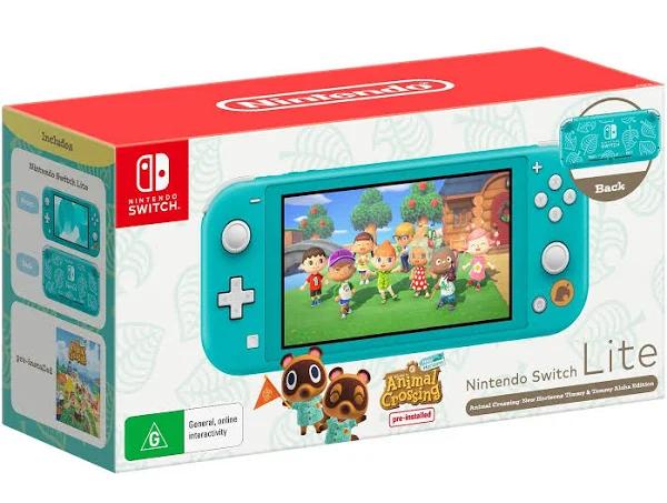 Nintendo Switch Lite - Animal Crossing: New Horizons Timmy & Tommy Aloha Edition