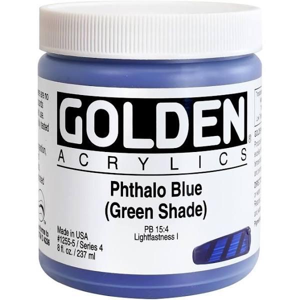 Golden Heavy Body Acrylic 237ml Phthalo Blue Green Shade