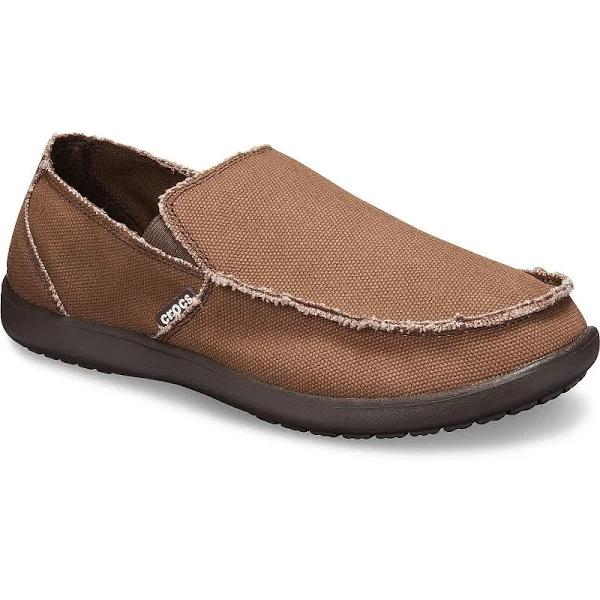 Crocs Mens Santa Cruz Slip-on Shoes Loafers - Khaki